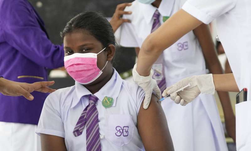 Sri Lanka vaccinates children as doctors warn of COVID surge