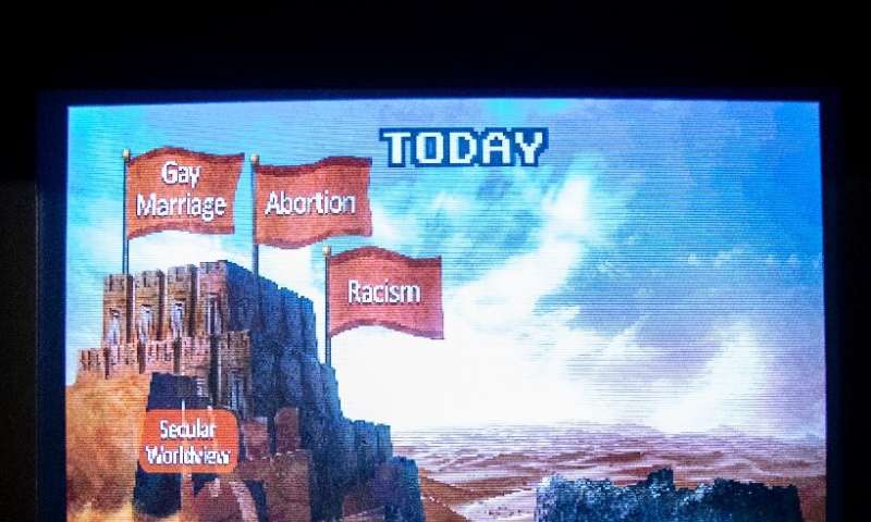 The Creation Museum also offers arcade games that contrast &quot;God's world&quot; with issues such as abortion and gay marriage