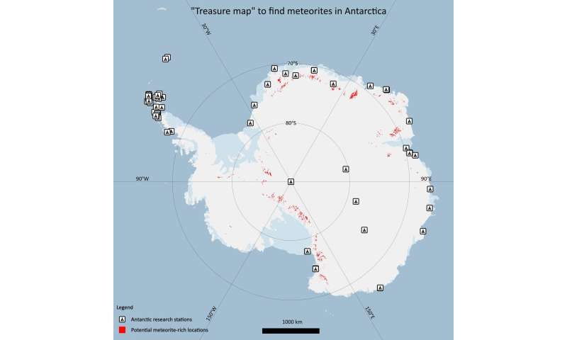 Using machine learning to find space rocks in Antarctica