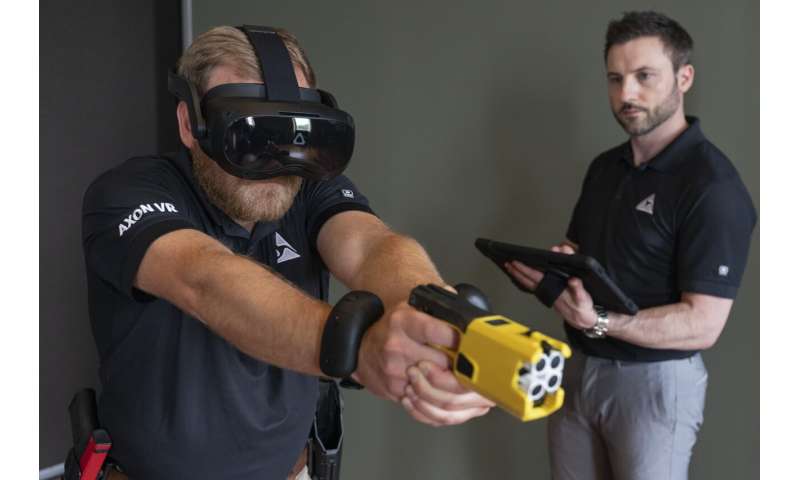 Virtual reality brings portable Taser training to police