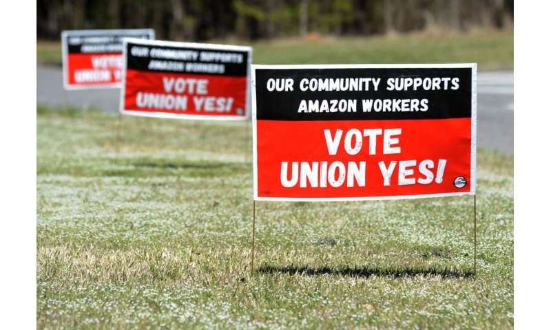 Vote counts continue in two Amazon union elections
