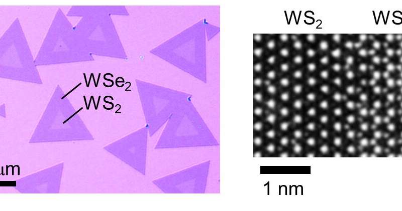 Weaving atomically thin seams of light with in-plane heterostructures