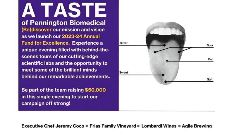 "A Taste of Pennington Biomedical" to Kick Off Annual Fund for Excellence on Sept. 28