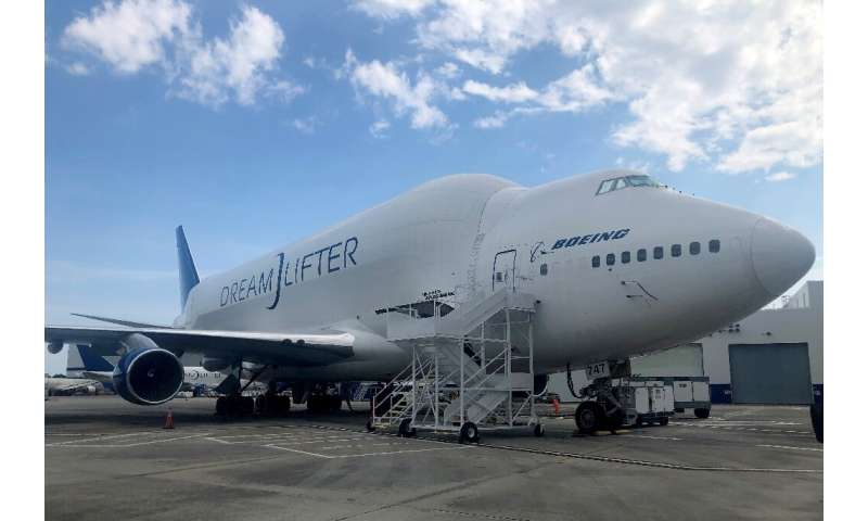 Boeing's 747 Dreamlifter is designed to carry bulky goods
