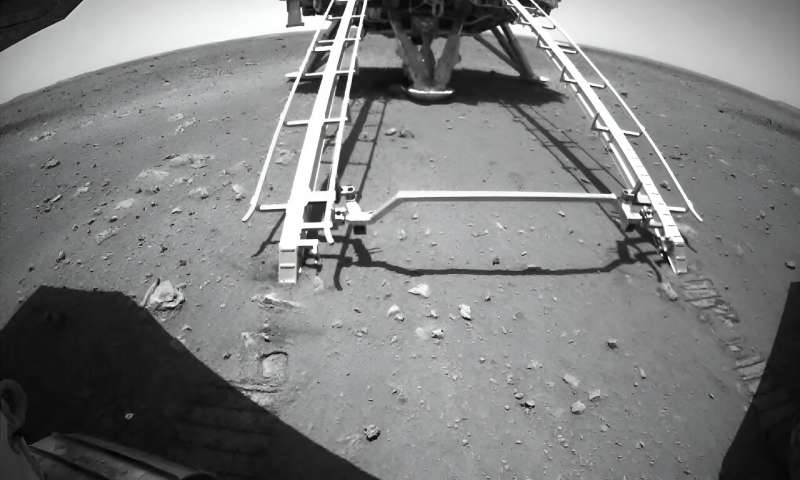 China landed a robotic rover on Mars in 2021