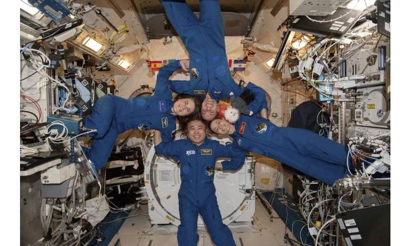 Four astronauts fly SpaceX back home, end 5-month mission