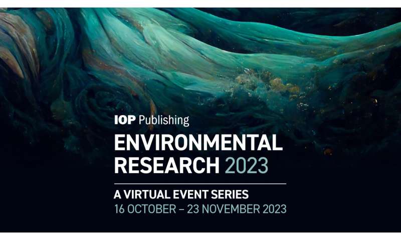 IOP Publishing hosts Environmental Research 2023 - a month of online events to unite global environmental experts in cli