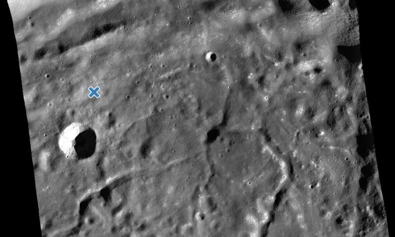 NASA's LRO views impact site of HAKUTO-R mission 1 moon lander