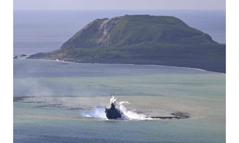 New island emerges after undersea volcano erupts off Japan, but experts say it may not last long