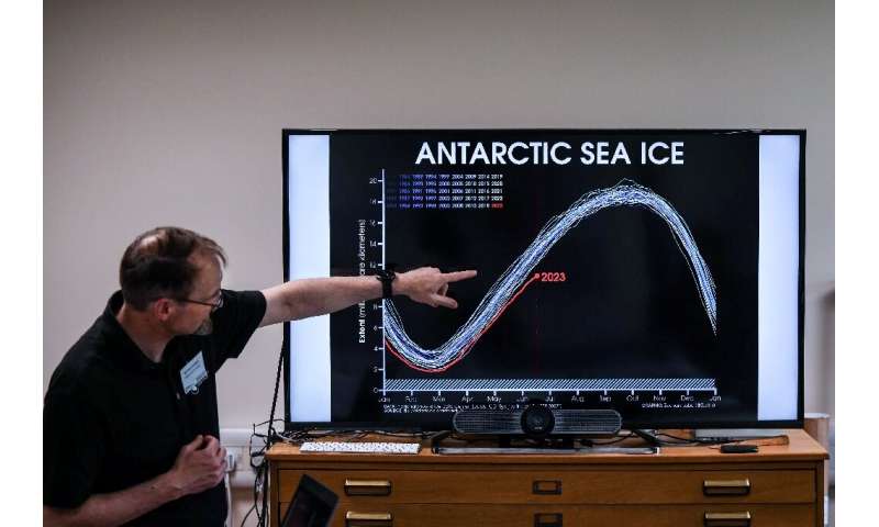 Part of the BAS's job is to monitor ice flows