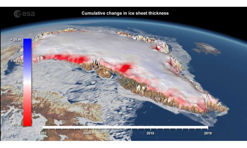 Polar ice sheet melting records have toppled during the past decade