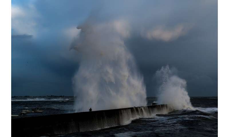 Some 1.2 million French homes lost electricity as the storm lashed the northwest coast