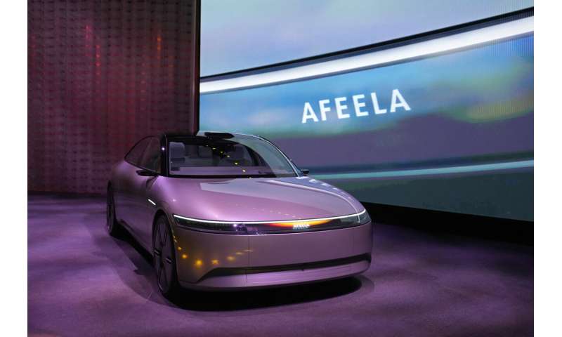 Sony unveils prototype EV, Afeela, to be made with Honda