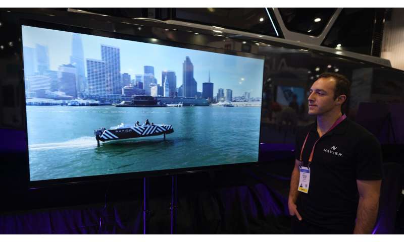 Teslas of the sea? CES showcases electric hydrofoil boats