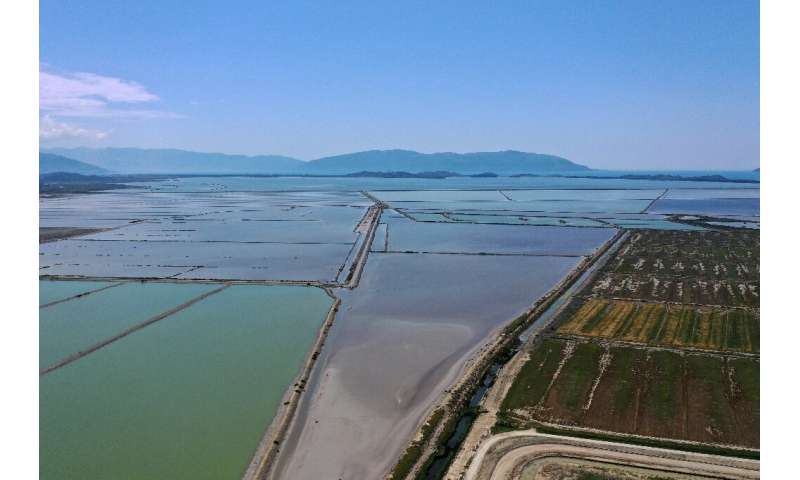 The new airport abuts Albania's Narta lagoon, which is hugely important for migrating birds