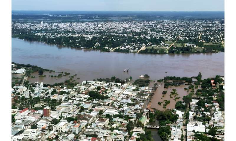 There has been flooding in northern Uruguay