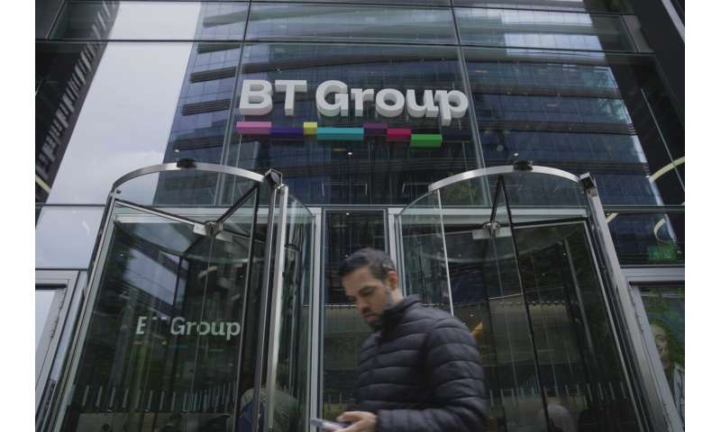 UK telecom company BT plans to shed up to 55,000 jobs, replace some with AI