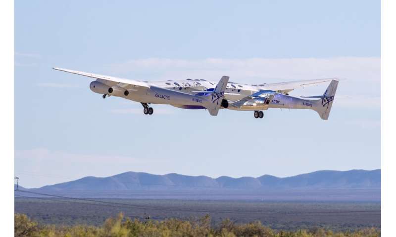 Virgin Galactic's first space tourists finally soar, an Olympian and a mother-daughter duo
