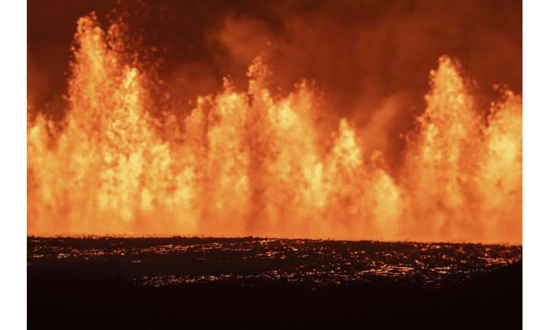 An Iceland volcano erupts again but spares the nearby town of Grindavik for now