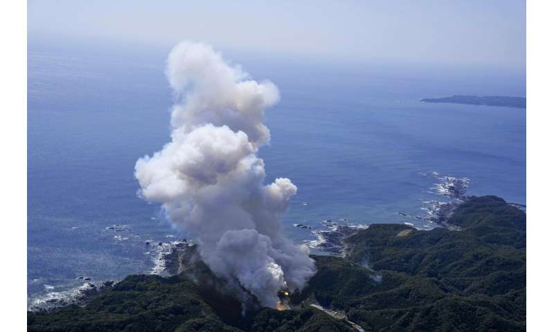 Commercial rocket trying to put a satellite into orbit explodes moments after liftoff in Japan