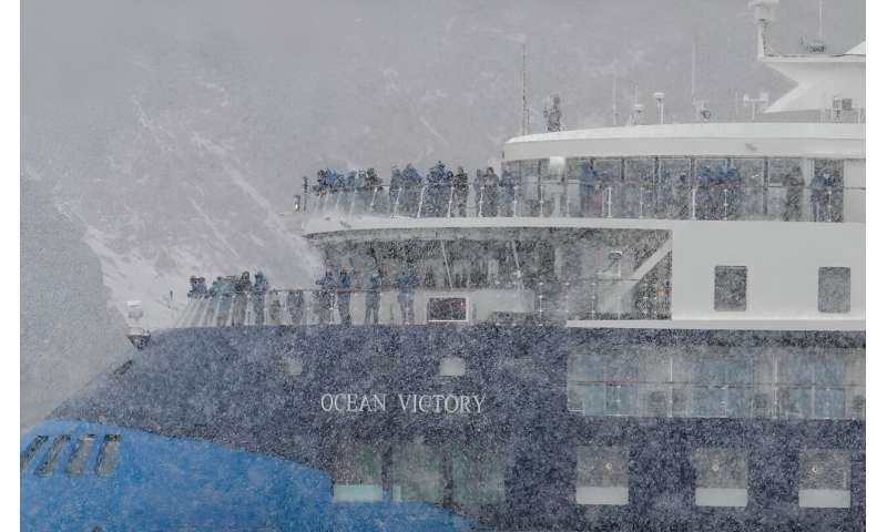 Deception Island is a popular spot for tourist cruises to Antarctica