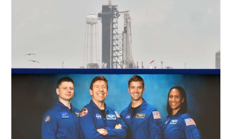 Four new astronauts head to the International Space Station for a 6-month stay