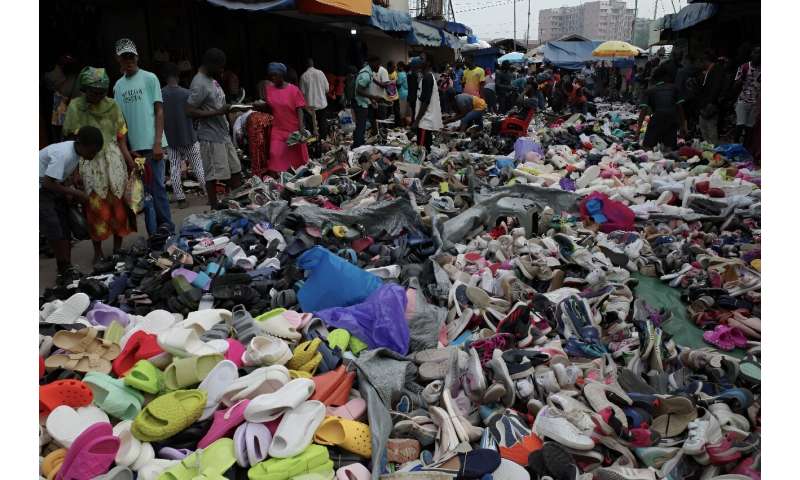 Kantamanto in Accra, Ghana, is one of the biggest secondhand clothes markets in the world