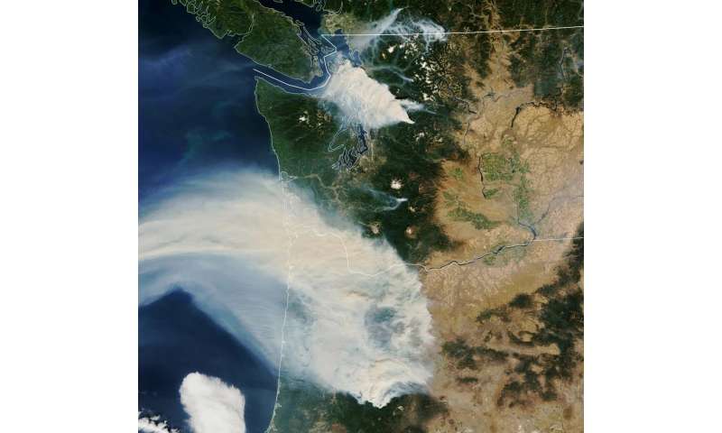NASA helps find where the wildfires are