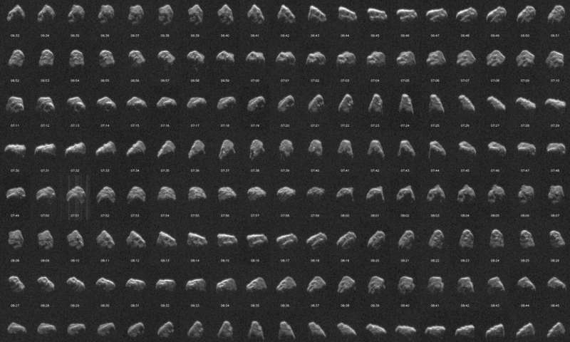 NASA's planetary radar tracks two large asteroid close approaches