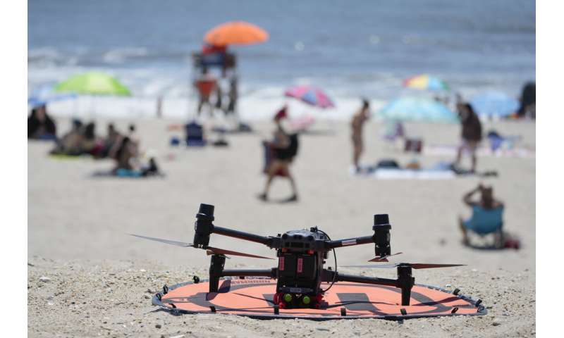 On NYC beaches, angry birds are fighting drones on patrol for sharks and swimmers