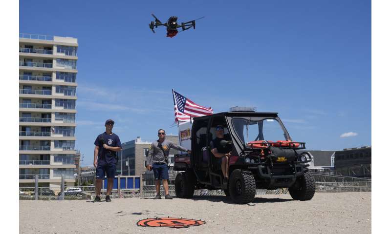 On NYC beaches, angry birds are fighting drones on patrol for sharks and swimmers