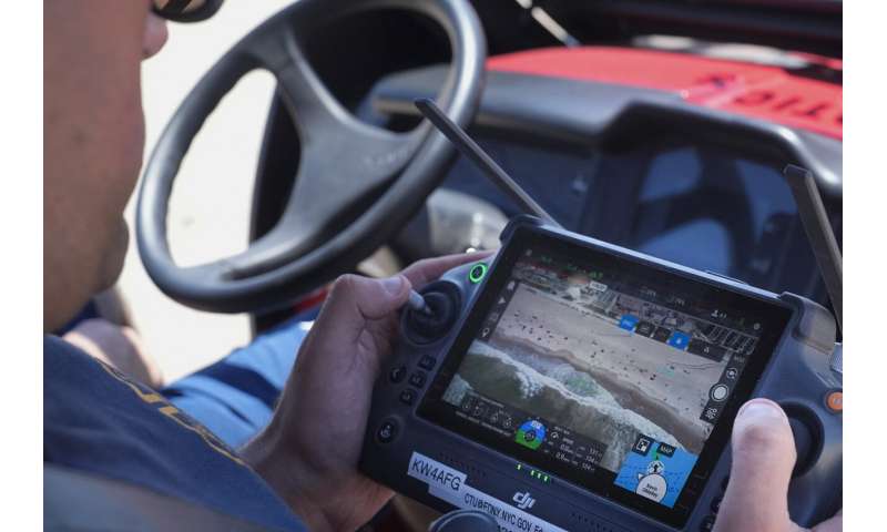 On NYC beaches, angry birds are fighting drones on patrol for sharks and swimmers