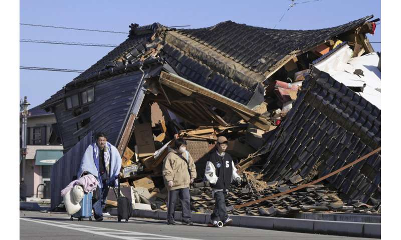 Powerful earthquakes leave at least 48 dead, destroy buildings along Japan's western coast