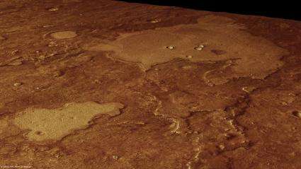 Mars Express puts craters on a pedestal