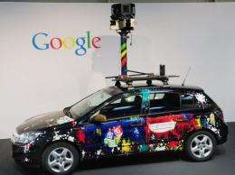 A Google street view car
