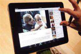 Apple's Jobs unveils 'intimate' $499 iPad tablet (AP)