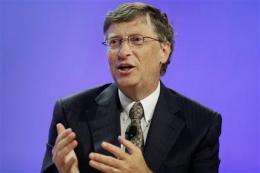 Bill Gates says innovation can leverage change (AP)