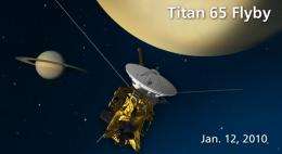 Cassini Returns to Southern Hemisphere of Titan