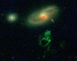 Cosmic curiosity reveals ghostly glow of dead quasar