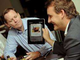 Customers at the Global Mundo Tapas restaurant can order meals on an iPad