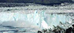 Footloose glaciers crack up