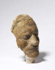 Handout photo provided by the Royal Society shows Isaac Newton's 'Death Mask'