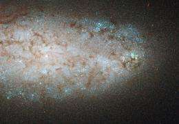 Hubble Catches End of Star-Making Party in Nearby Dwarf  Galaxy