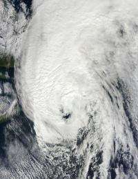 Huge post-tropical Hurricane Igor drenched Newfoundland, Canada