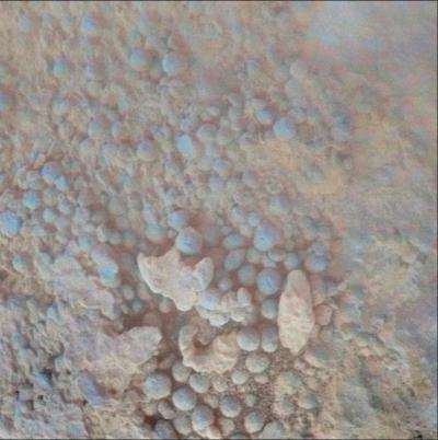 Mars Rover Examines Odd Material at Small, Young Crater