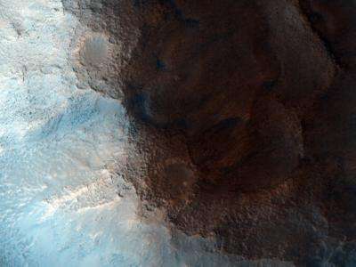 Martian Face Turns Out to be a Rocky Mesa