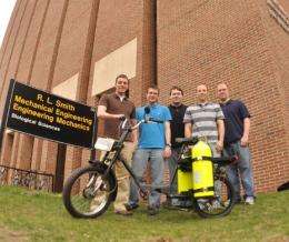 Michigan Tech Seniors Build an Air-Powered Moped