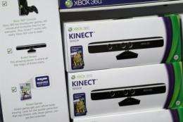 Microsoft's new Kinect controller for the Xbox 360