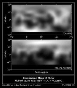 New Hubble Maps of Pluto Show Surface Changes (w/ Video)