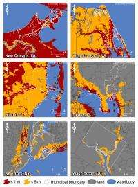 Rising seas will affect major US coastal cities by 2100